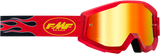 Youth PowerCore Goggles - Flame - Red - Red Mirror