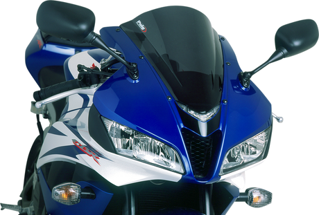 Race Windscreen - 13-3/8\" - Black - CBR600RR 2007 - 2012