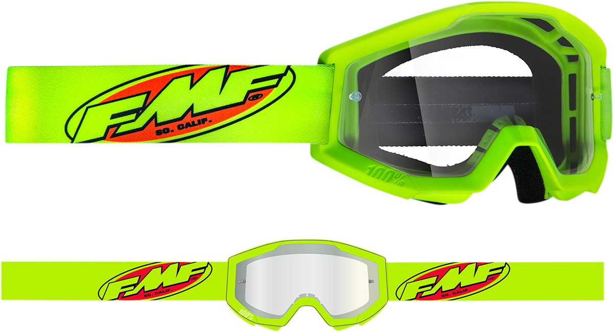 Youth PowerCore Goggles - Core - Yellow - Clear