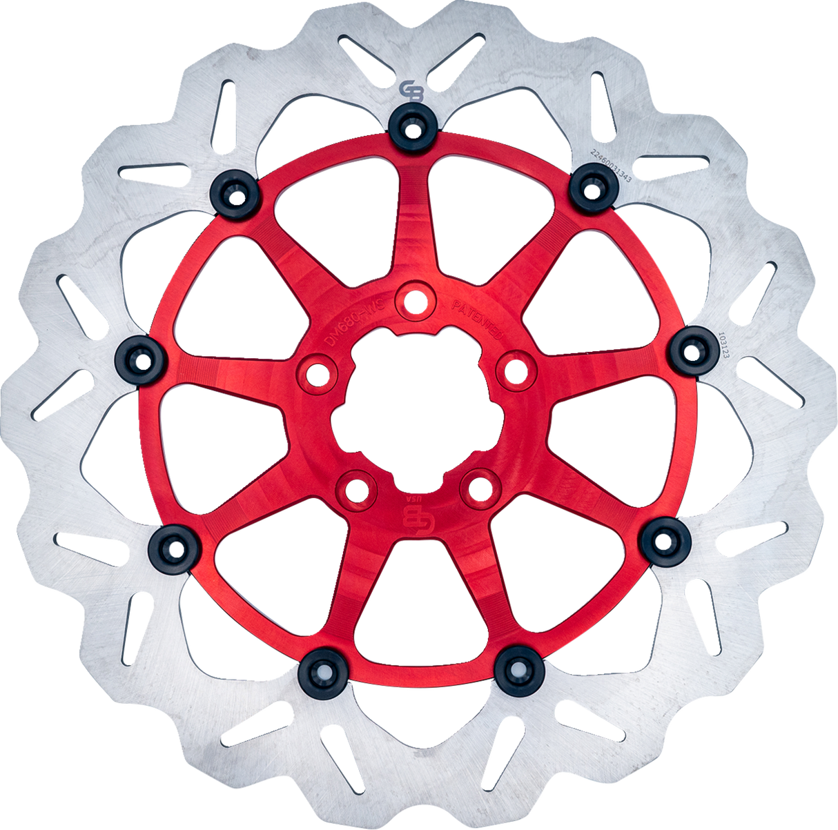 Brake Rotor - Front - Red