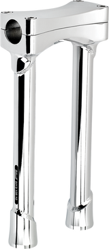 Risers - Murdock - Oversized - 10\" - Chrome