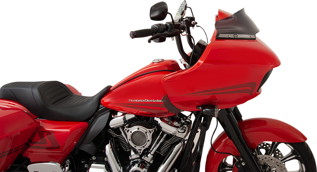 Flare™ Windshield - 6\" - Dark Smoke - FLTR 2015 - 2023