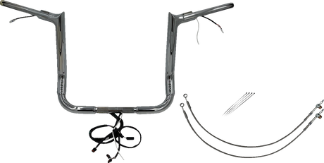 Handlebar Kit - Pointed Top - 14\" - Chrome 2016 - 2020