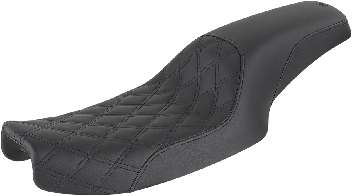 Profiler Seat - Front Lattice/Rear Smooth - Black - Dyna 1991 - 1995