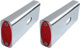 Strut LED Marker Light - Chrome/Red 1984 - 2017