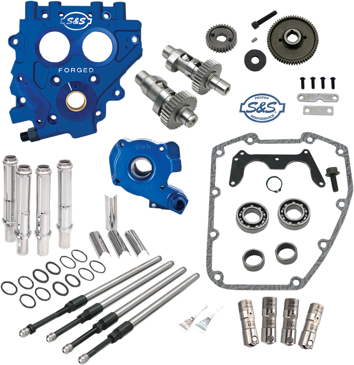 Cam Chest with Plate Kit - 551GE - Easy Start Cams - Twin Cam 1999 - 2006