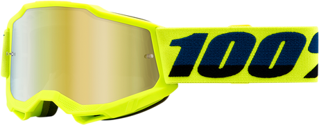 Youth Accuri 2 Goggles - Fluo Yellow - Gold Mirror