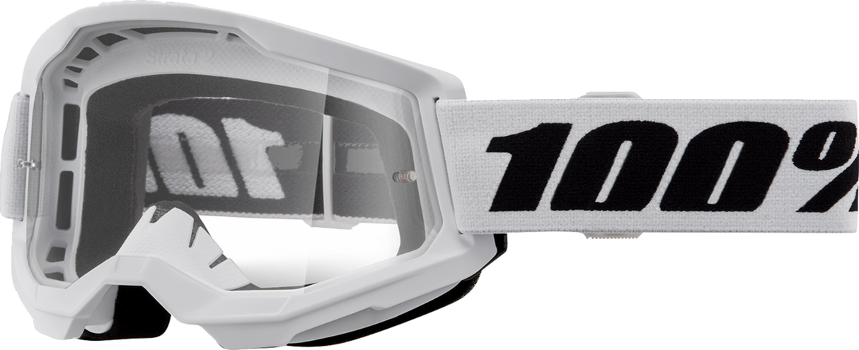 Strata 2 Junior Goggle - White - Clear