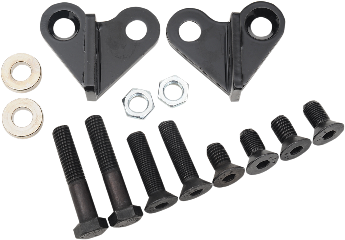 Rear Lowering Kit - Black - Lowers 1\" - \'97-\'01 FLHT 1997 - 2001