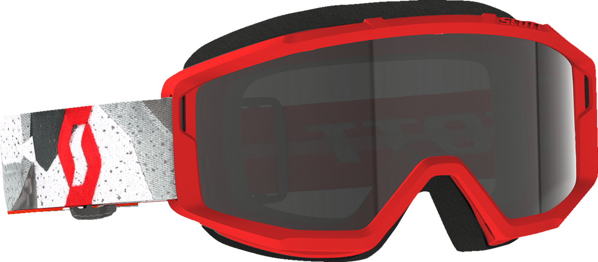 Primal Sand Dust Goggle - Camo White/Red - Dark Gray