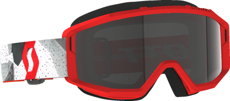 Primal Sand Dust Goggle - Camo White/Red - Dark Gray