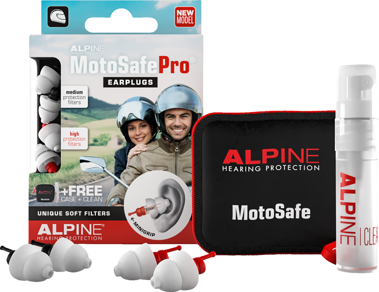 MotoSafePro® Earplugs - 6 Pack