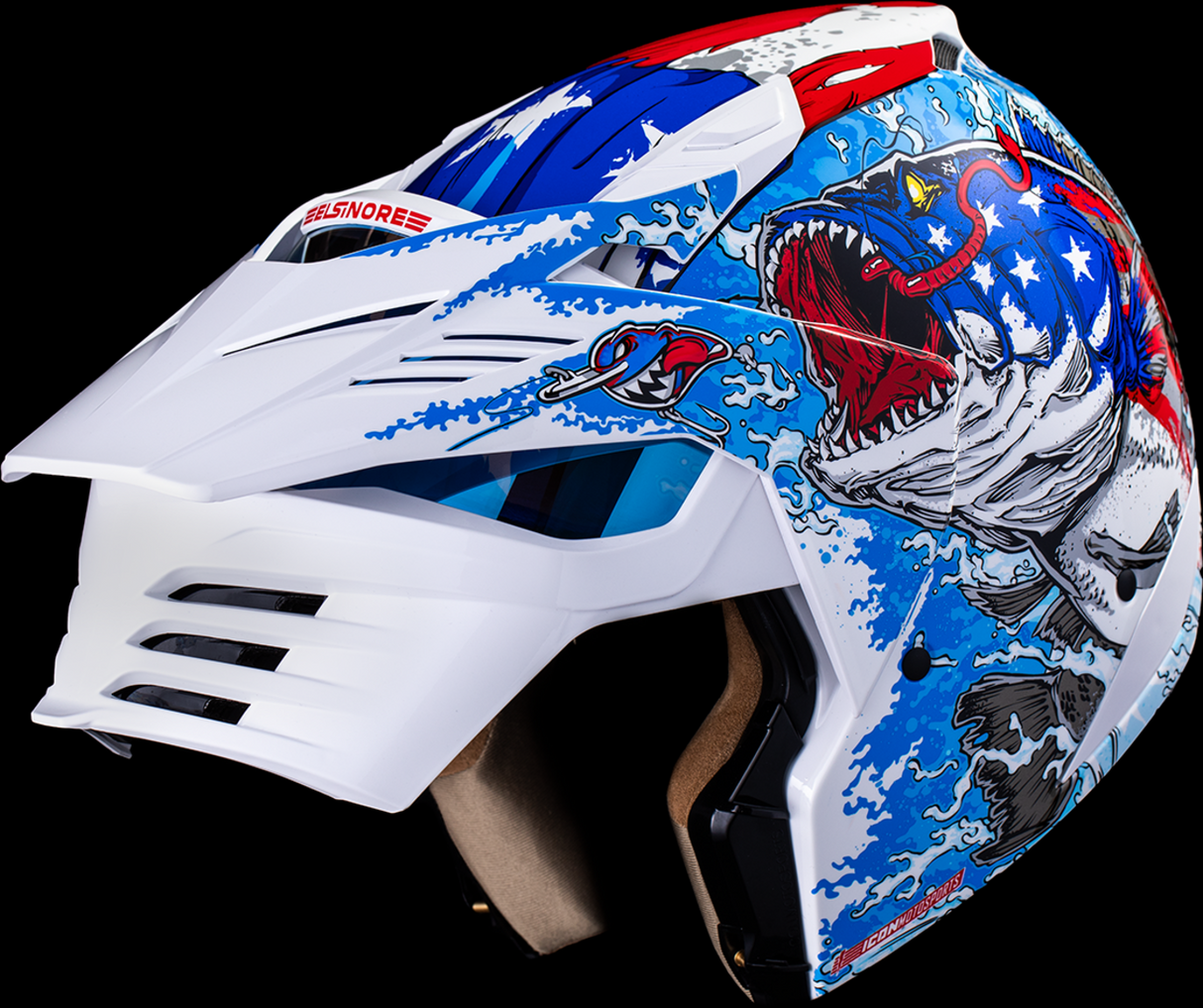 Elsinore™ Helmet - American Basstard - Blue - XS