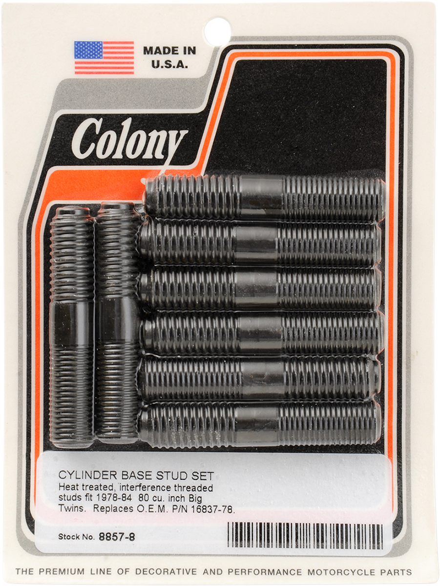 Cylinder Stud Set - \'78-\'84 Big Twin 1978 - 1984