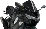 Race Windscreen - 13-3/4\" - Black - ZX-6R 2008 - 2023