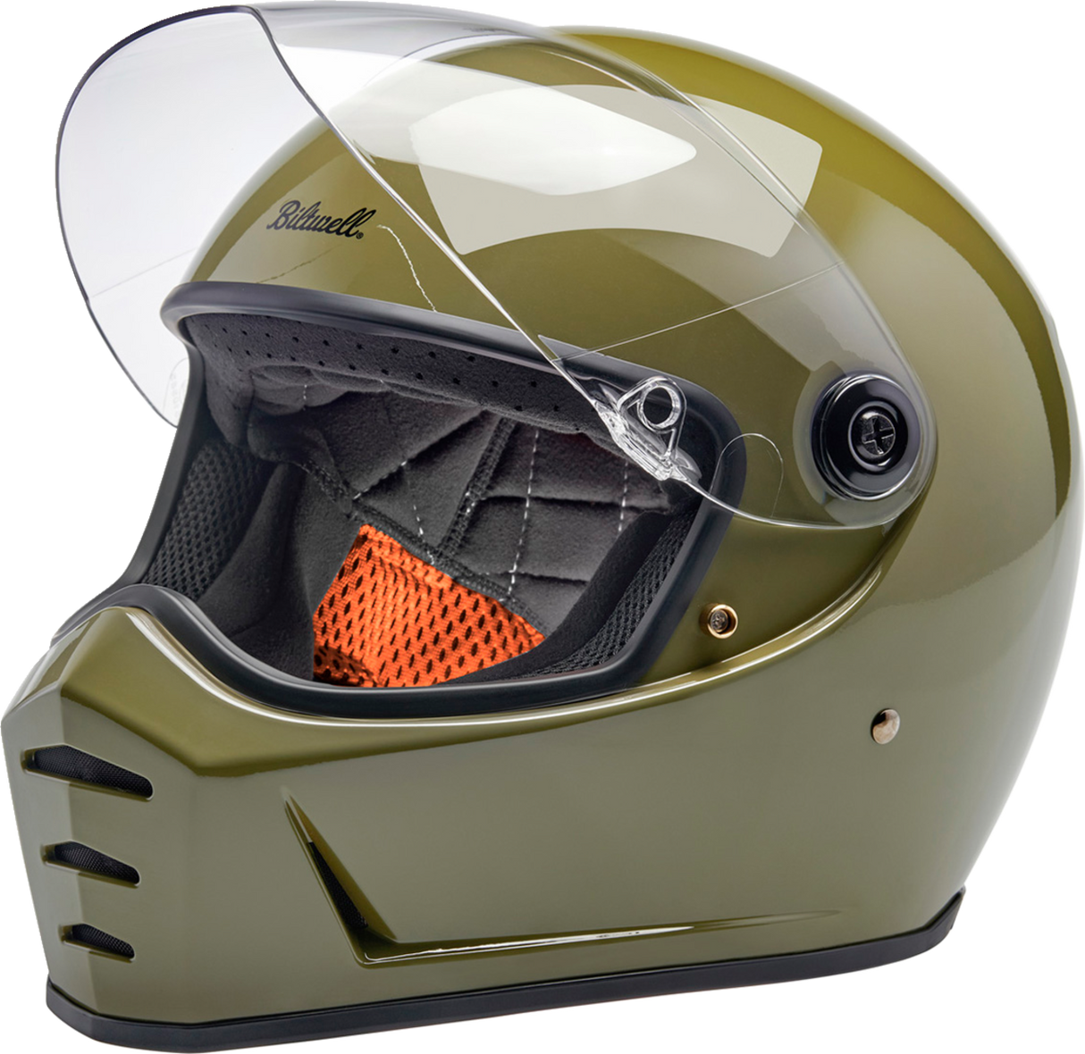 Lane Splitter Helmet - Gloss Olive Green - XS