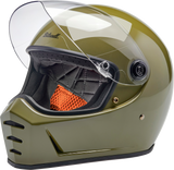 Lane Splitter Helmet - Gloss Olive Green - XS