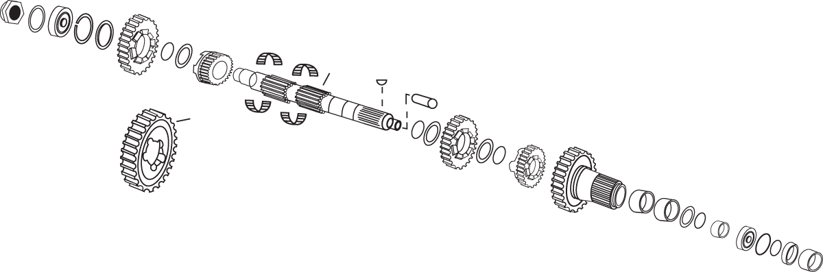 Mainshaft - 4th Gear 1980 - 1995