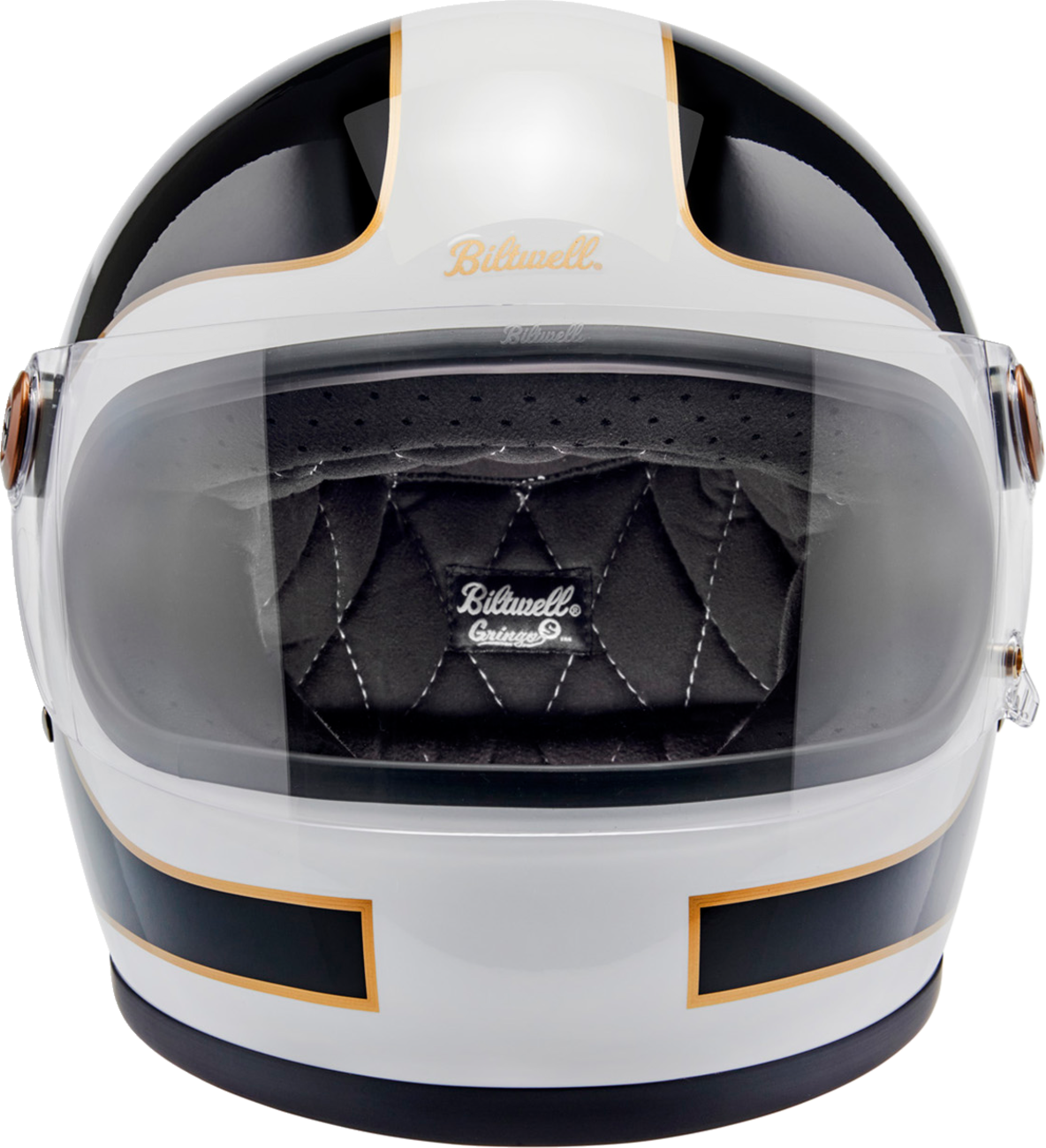 Gringo S Helmet - Gloss White/Black Tracker - XS