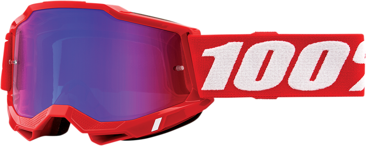 Accuri 2 Goggles - Red - Red/Blue Mirror