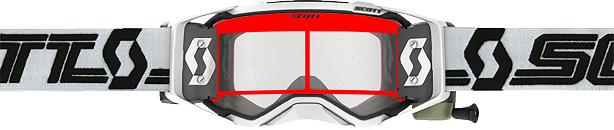 Prospect Super WFS Goggles - White/Black - Clear Works