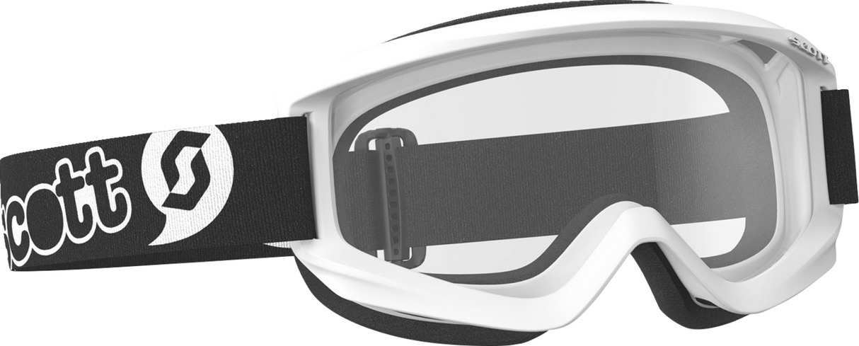 Youth Agent Goggles - White - Clear