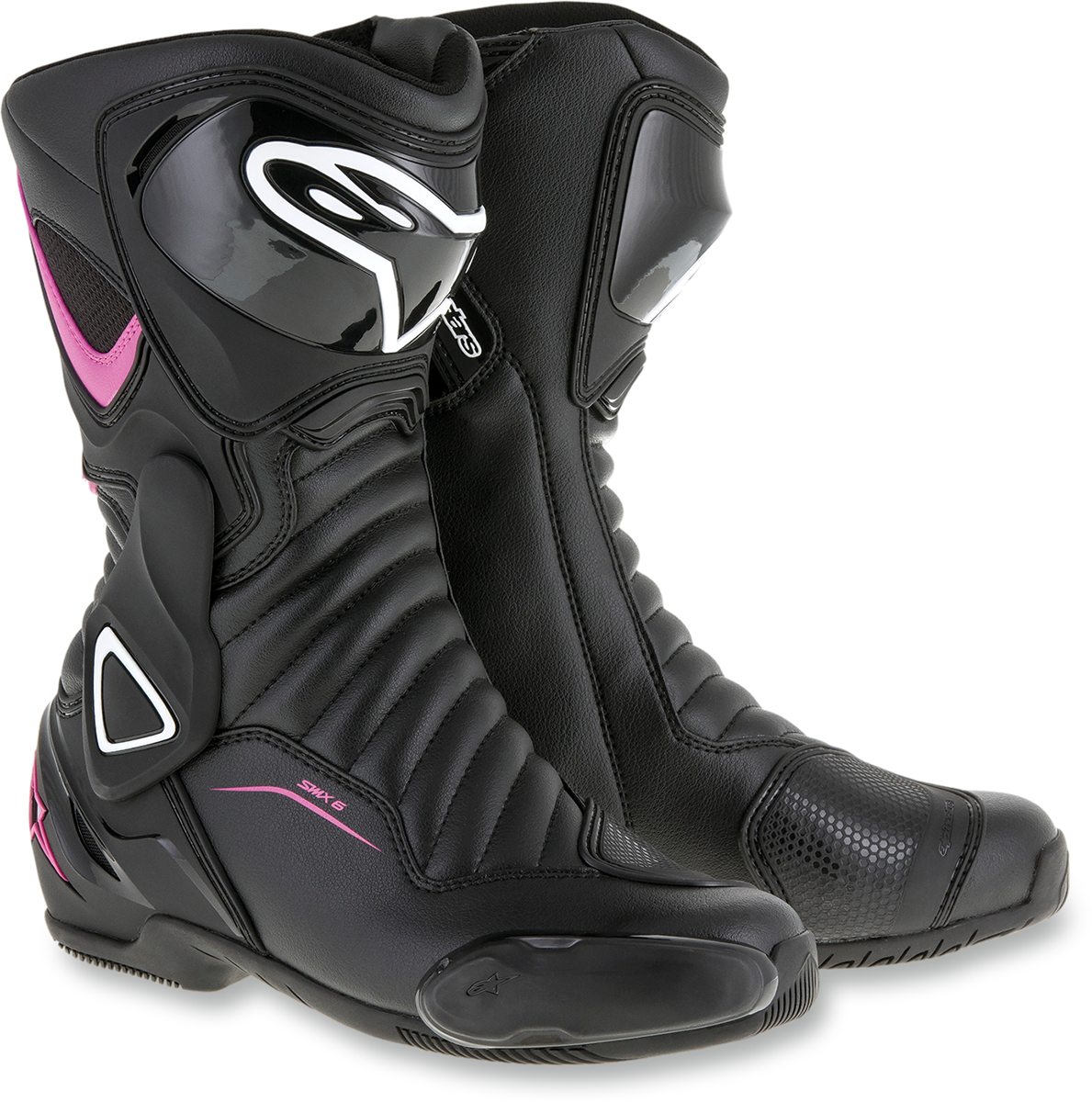 SMX-6 v2 Vented Boots - Black/Pink/White - US 10 / EU 42