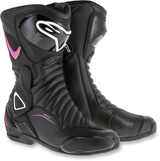 SMX-6 v2 Vented Boots - Black/Pink/White - US 5.5 / EU 36