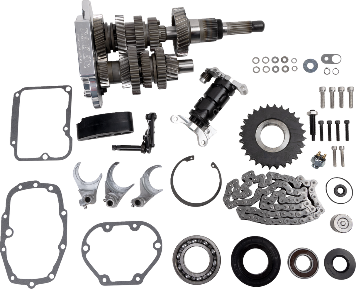 Direct Drive Gear Set - 6-Speed - Polished 2001 - 2006