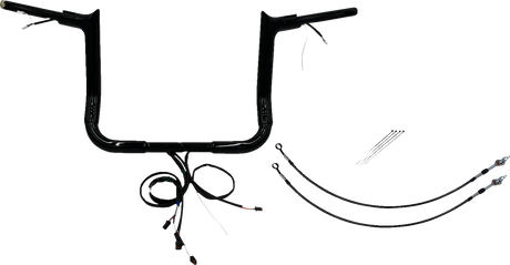 Handlebar Kit - Pointed Top - 12\" - Black 2014 - 2015