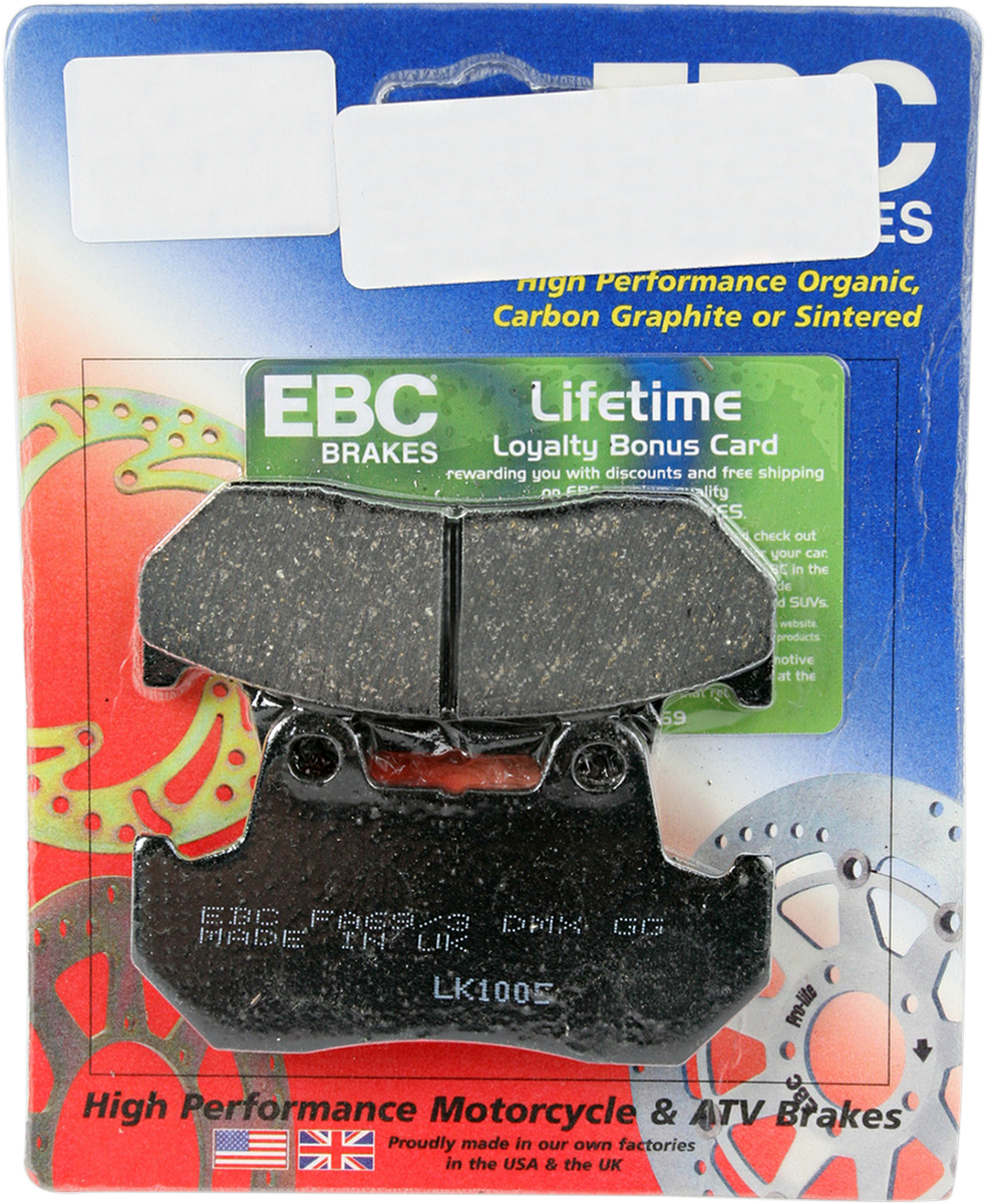 Organic Brake Pads - Honda - FA69/3 1983 - 2000