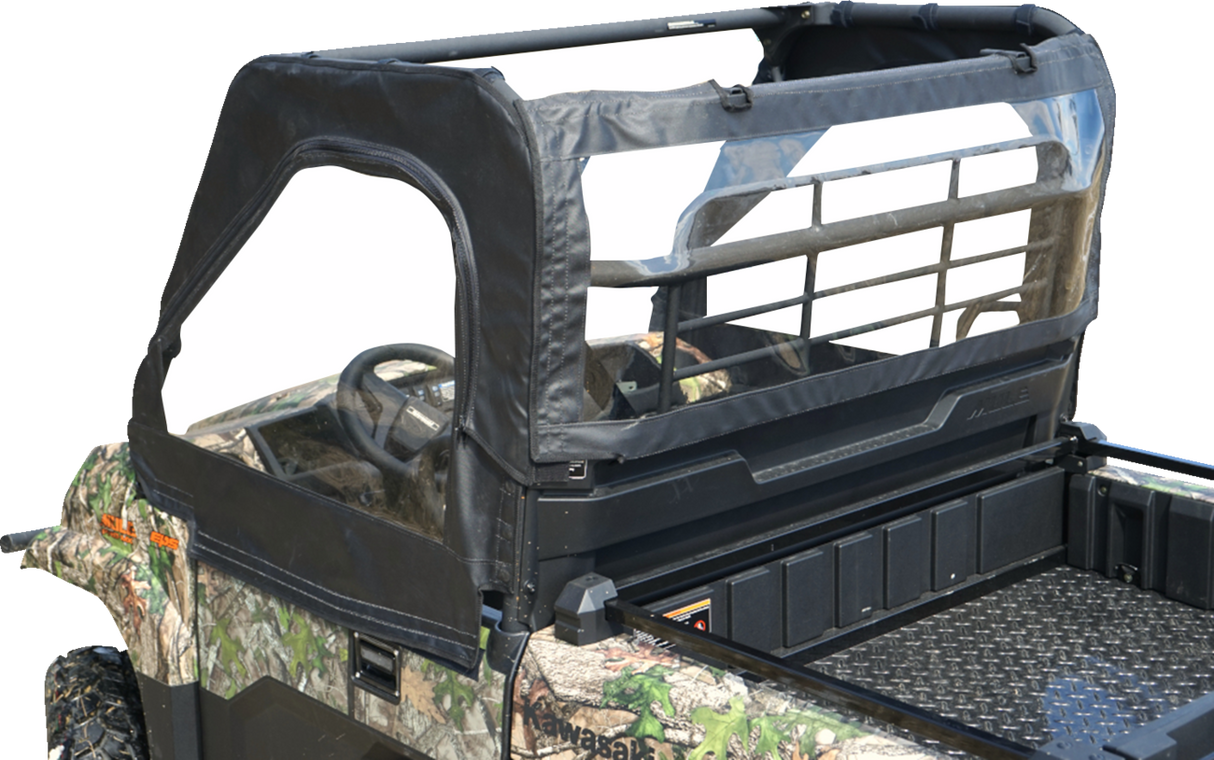 Soft Upper Doors - Rear Windshield - Black - Mule Pro-MX 2019 - 2023