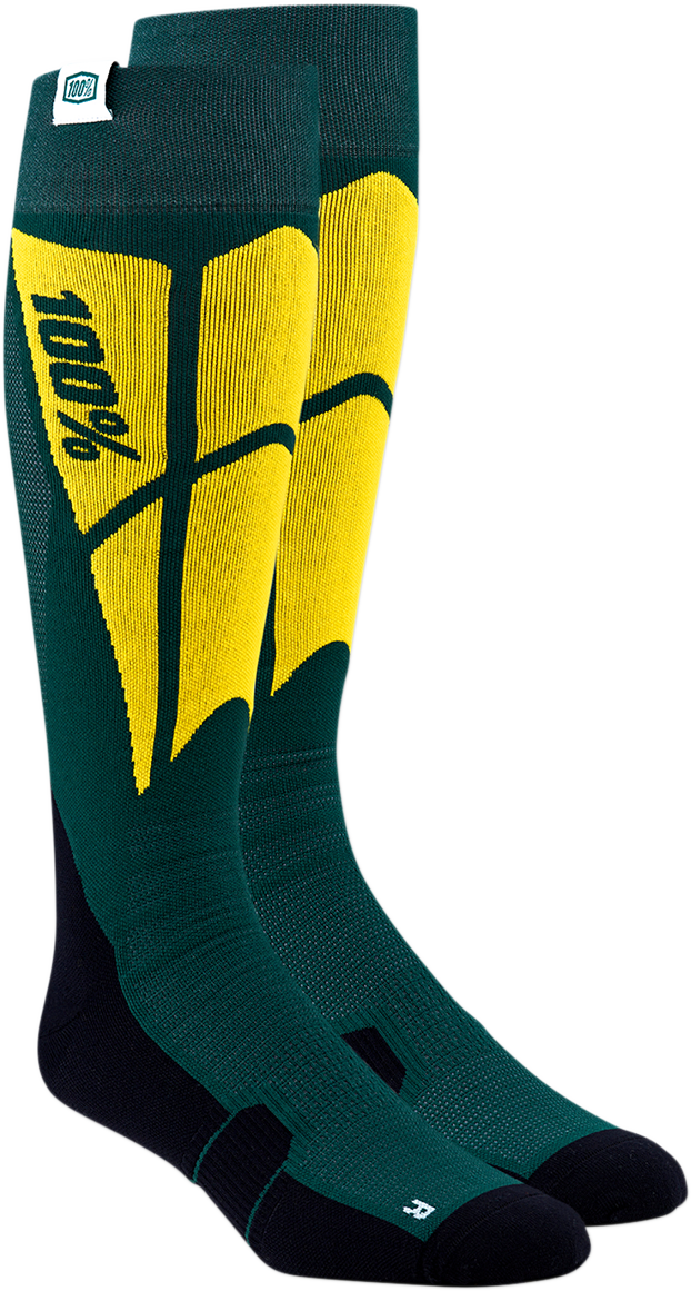 Hi-Side Performance Socks - Green - Large/XL