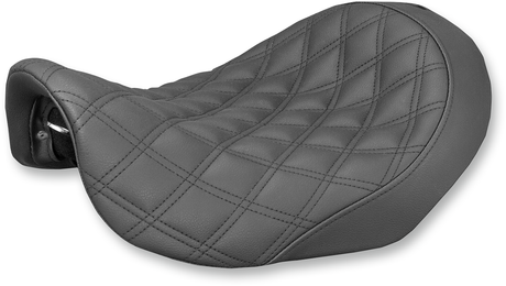 Renegade Solo Seat - Lattice Stitched - Black - Dyna \'06-\'17 2006 - 2017