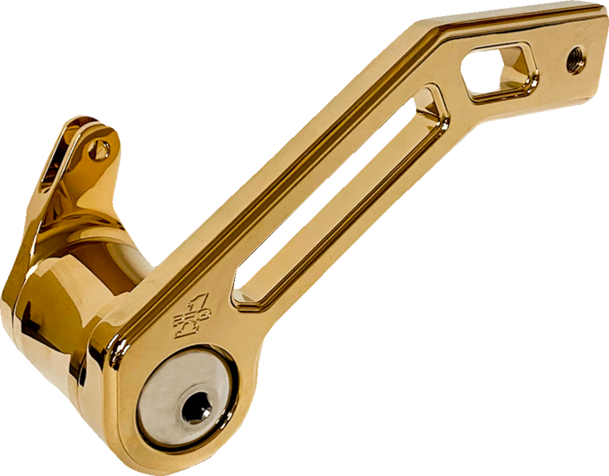 Touring T-Rex Shorty Brake Arm - Gold - \'08 -\'13 FL 2008 - 2013