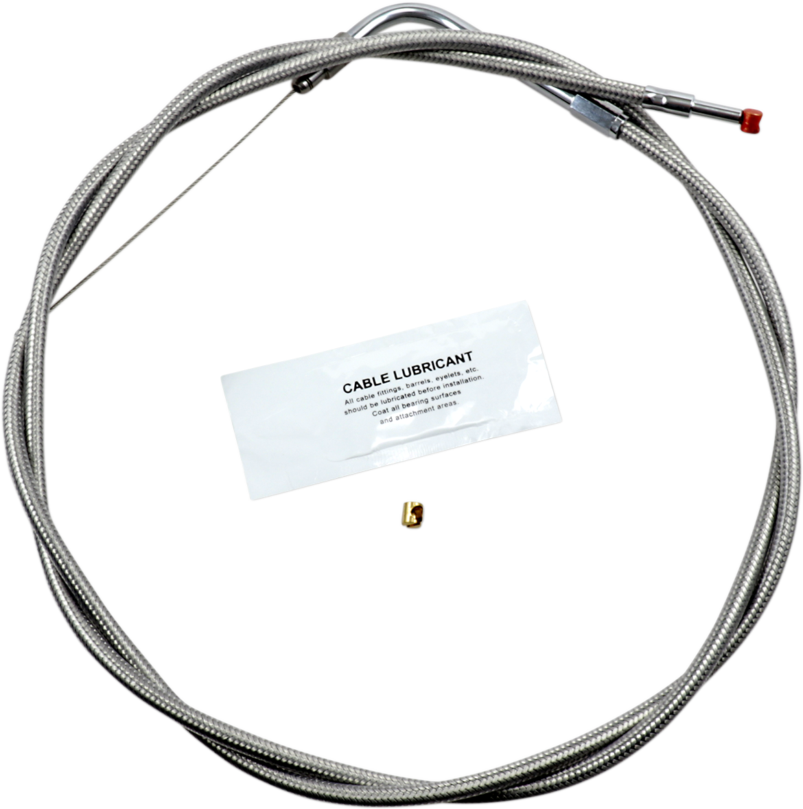 Throttle Cable - +12\" - Stainless Steel 1996 - 2007