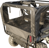 Soft Doors - Middle/Rear Windows - Black - Honda Pioneer 1000 2016 - 2023