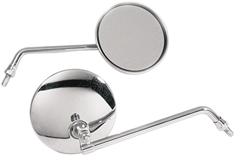 Mirror - CB-Style - Side View - Round - Chrome