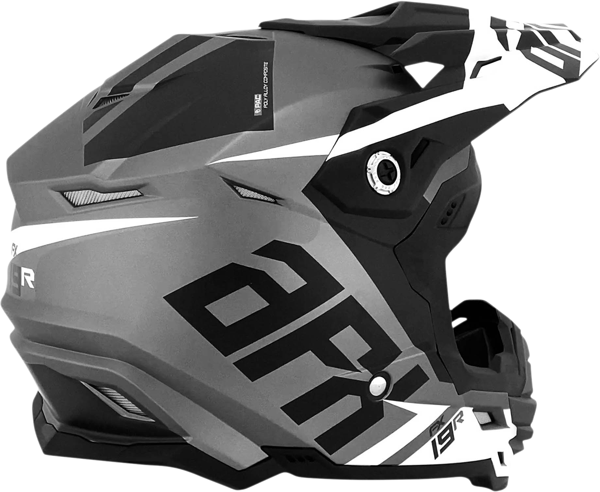 FX-19R Helmet - Racing - Frost Gray - Large