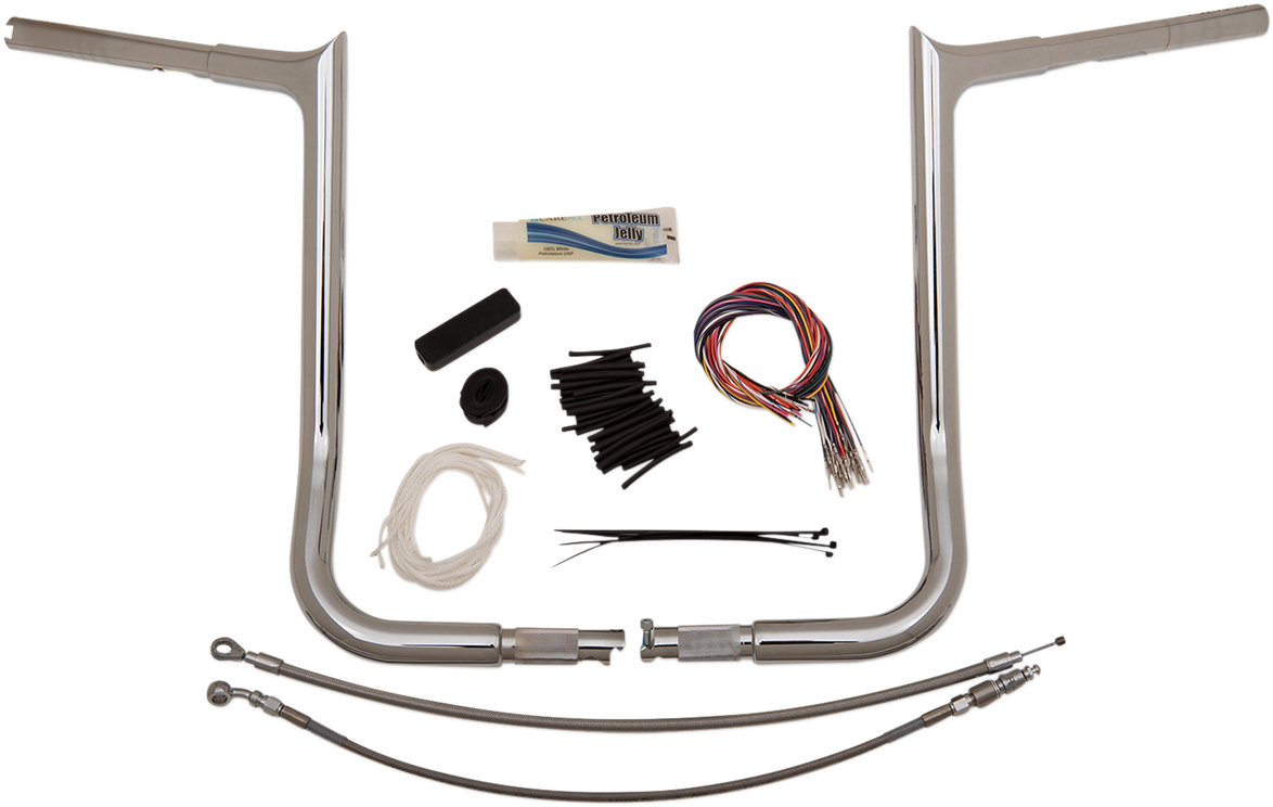 Handlebar Kit - Pointed Top - 16\" - Chrome 2008 - 2013