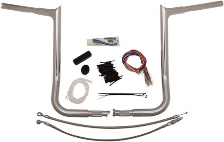 Handlebar Kit - Pointed Top - 16\" - Chrome 2008 - 2013