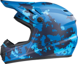 Youth Rise Helmet - Digi Camo - Blue - Medium