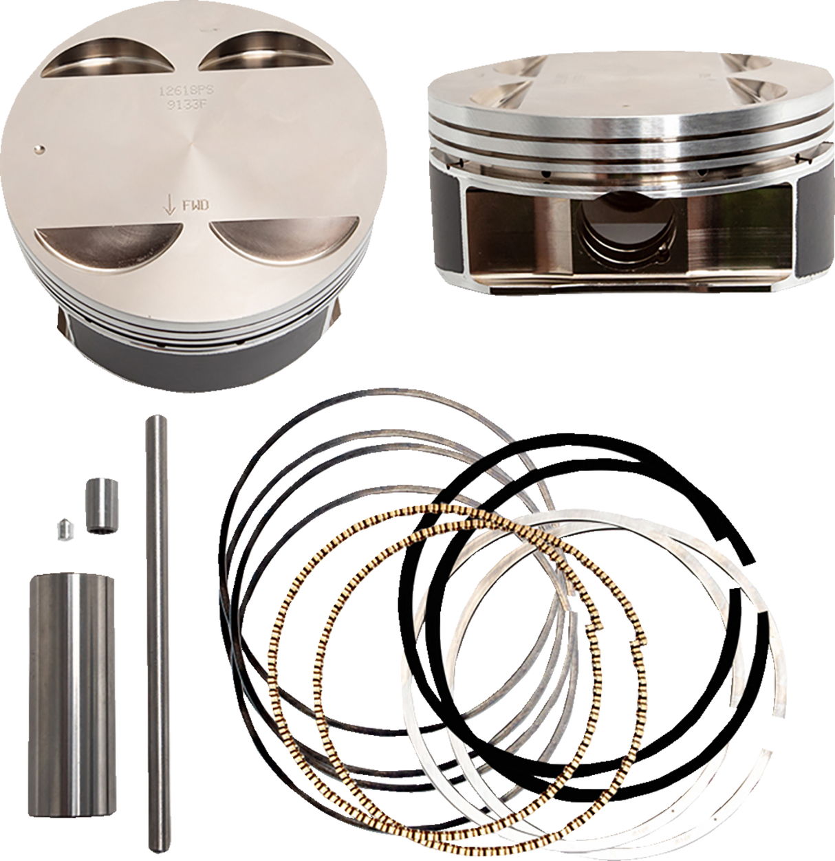 Big Bore Piston Kit - 128\" - +.010 - M8 2017 - 2022