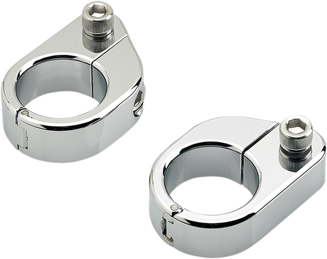 O/S Speed Clamps - Chrome - Straight