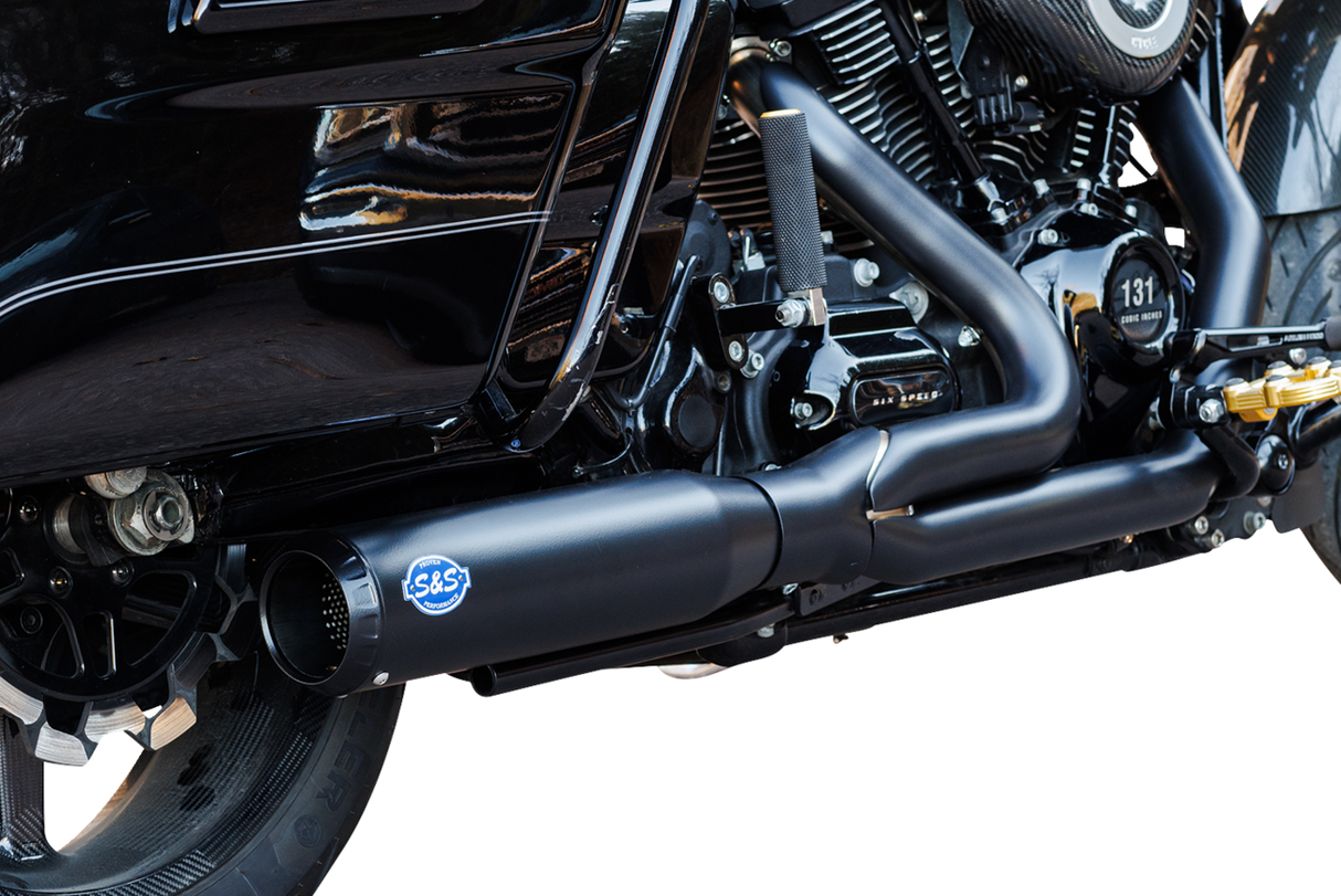 2-into-1 Qualifier Exhaust System - Race Only - Guardian Black 2017 - 2023