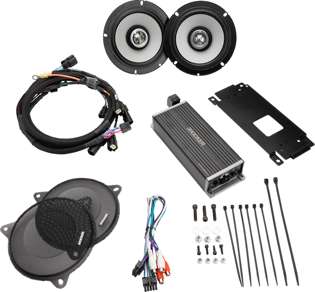 6-1/2\" Speaker/300 W Amplifier Kit - Harley Davidson 2014 - 2023