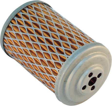 Oil Filter - Silver/Orange - Harley-Davidson 1936 - 1964