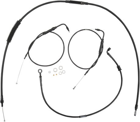 Handlebar Cable And Brake Line Kit - Clubman Handlebars 1997 - 2003