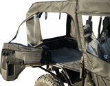 Soft Doors - Middle/Rear Windows - Black - Honda Pioneer 1000 2016 - 2023