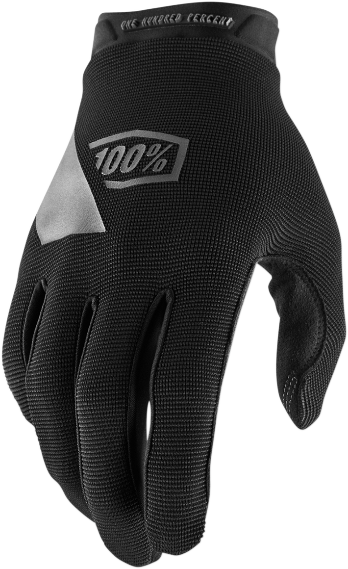 Youth Ridecamp Gloves - Black - XL